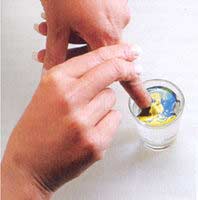 Nails in marble and a little more about manicure 